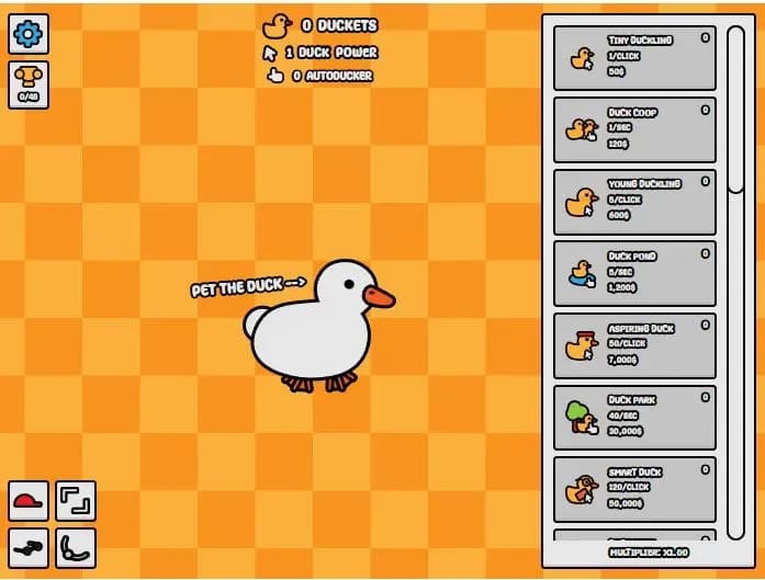 Welcome to Duck Duck Clicker